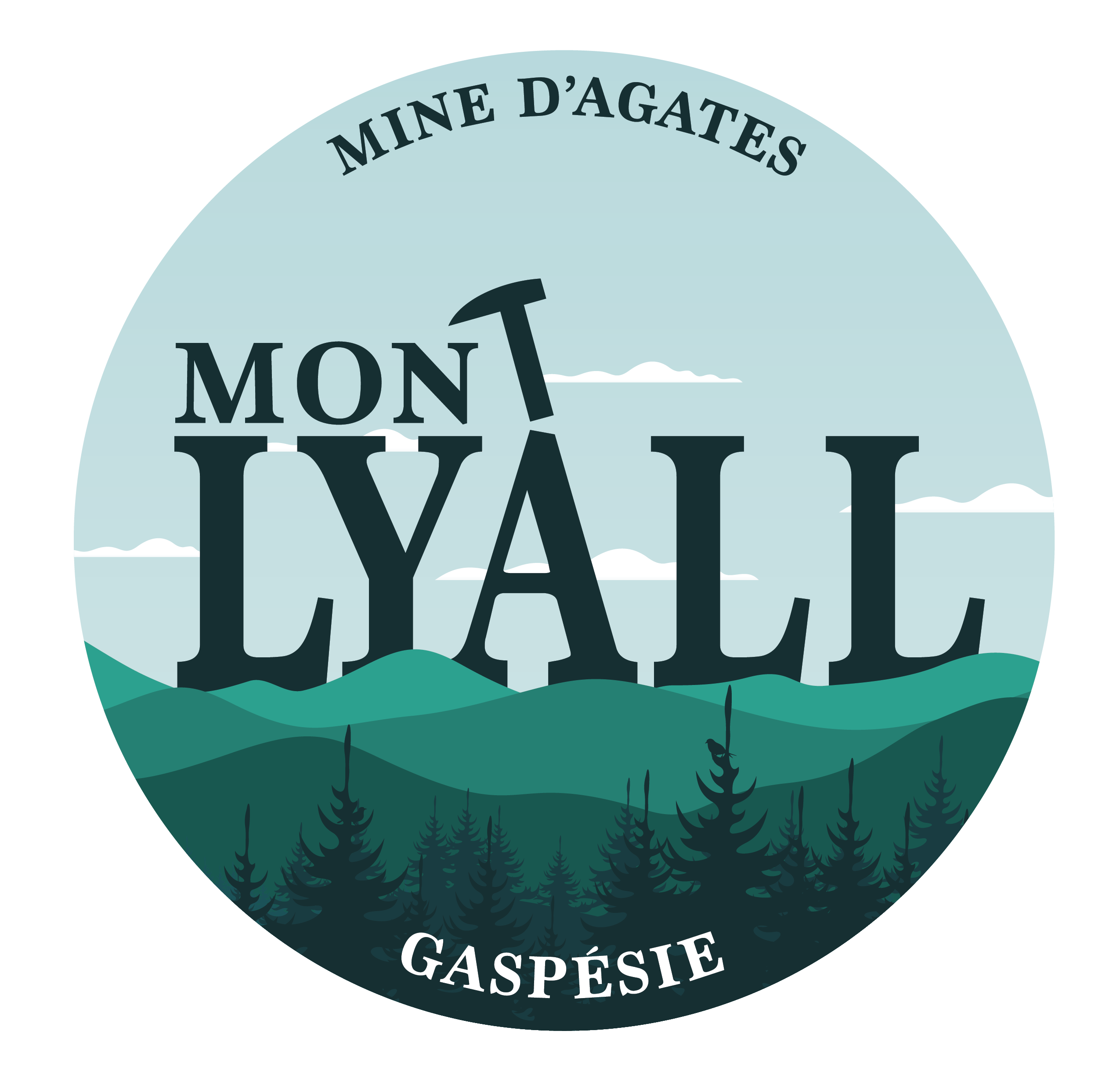 Logo de la Mine d'agates du Mont Lyall